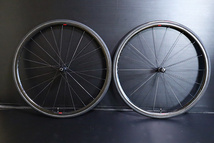 Bontrager Aeolus XXX Tubular Road Wheel前後セット976g カーボンホイール シマノ11S用 ヒルクライム用に 超軽量飛び道具_画像1