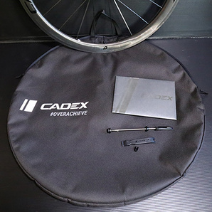 CADEX 42 フックレス リムブレーキ用 リアのみ カーボンスポークホイールの画像2