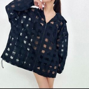 ■【NieR】軽量SEE-THROUGH SUMMER ZIP OUTER