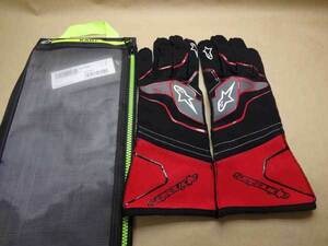 セール特価！！アルパインスターズ新品■ レーシングカートグローブ TECH-1 KX V2 GLOVE■ブラックレッド alpinestars