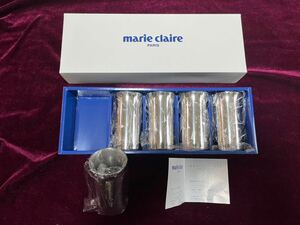 ★未使用星　marie ciaire PARIS マリクレール　コップ　ステンレススチール