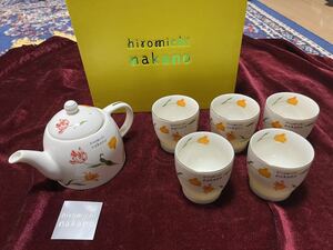 ★未使用★ hiromichi nakano パロット ポット茶器セット　可愛い　花柄