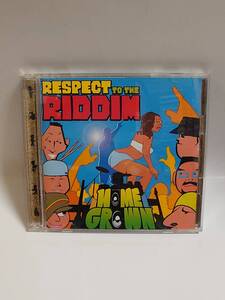 A-0726　中古品◇CD　ホーム・グロウン　HOME GROWN　RESPECT TO THE RIDDIM　DVD付き2枚組　帯付き　セル品