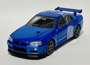 トミカ プレミアムRS　1/43　スカイライン　GT-R V-SPECⅡ Nur　/　ベイサイドブルー