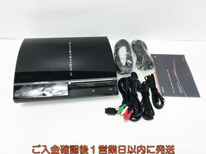 【1円】PS3 本体 セット 60GB ブラック 初期化済 SONY PlayStation3 CECHA00 未検品ジャンク プレステ3 J06-059yk/G4