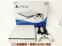 【1円】PS4 本体 セット 500GB ホワイト SONY PlayStation4 CUH-2000A 初期化済 未検品ジャンク プレステ4 DC07-394jy/G4_画像1