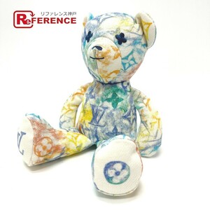  unused LOUIS VUITTON Louis Vuitton GI0502dudu* Louis doll bear interior teddy bear monogram pastel soft toy [ used ]