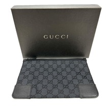 GUCCI グッチ 150415 GG フラット クラッチバッグ カバン ポーチ GGキャンバス ブラック レディース【中古】新品同様_画像9