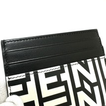 未使用 FENDI フェンディ 7M0164 ロゴ パスケース 名刺入れ MARC JACOBS マークジェイコブス コラボ カードケース ブラック【中古】_画像7