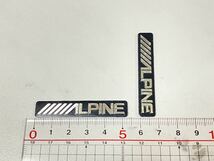 アルパイン　alpine エンブレムステッカー　スピーカーなどに　２枚セット_画像1