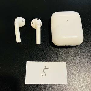 送料無料 最安 動作確認済み Apple AirPods A1938 A2031 A2032 第2世代 アップル ワイヤレスイヤホン 管理5