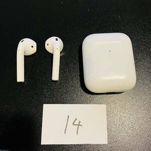 送料無料 最安 動作確認済み Apple AirPods A1938 A2031 A2032 第2世代 アップル ワイヤレスイヤホン 管理14