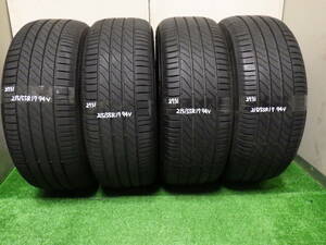 2731【中古タイヤ】ミシュラン プライマシー３ ST 215/55R17 4本 引き取り取り付け　持ち込みタイヤ交換茨城 茨城中古タイヤ