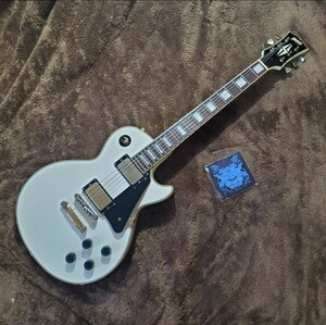 【良品】【新品弦張替え済】BLITZ byAriaproⅡ LesPaul Custom レスポールカスタムモデル ホワイト レスポール エレキギター 