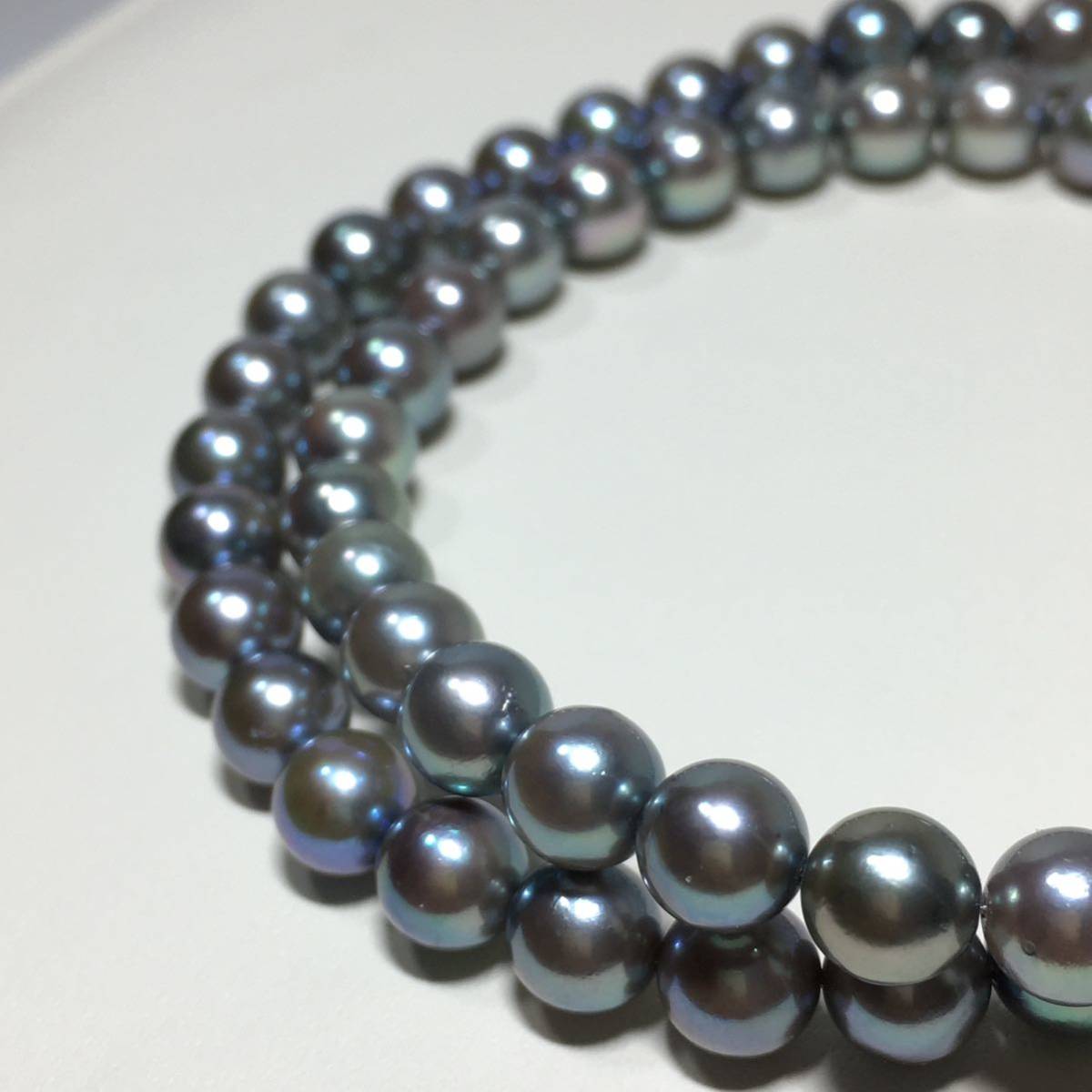 AN91 アコヤ真珠 6 5ー7mm パール ネックレス|PayPayフリマ