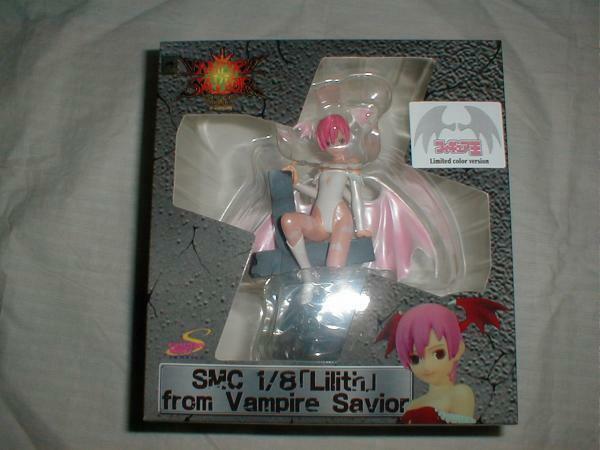 正規品 フィギュア 王 ヴァンパイヤ セイヴァー リリス 100体 限定 白Ver 新品 バンパイア AMC 1/8 Lilith from Vampire Savior figure