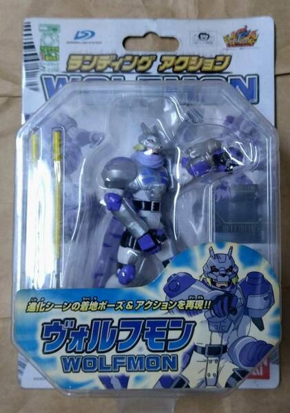 正規品 バンダイ ランディング アクション ヴォルフモン 新品 デジモンフロンティア フィギュア BANDAI DIGIMON FRONTIER Wolfmon Figure