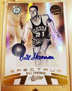 サイン 2011 -12 Panini Absolute BILL SHARMAN Auto ( /99) / ビル シャーマン Autograph Spectrum