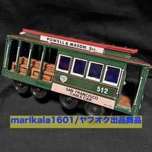 SAN FRANCISCO CABLE CAR サンフランシスコ ケーブルカー 箱付き 日本製ブリキおもちゃ/フリクション,路面電車,模型_画像4