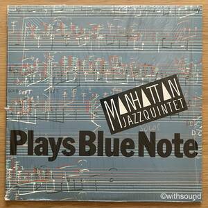 国内企画 MANHATTAN JAZZ QUINTET Plays Blue Note 国内オリジナル盤 LP 1988 PADDLE WHEEL K28P 6480