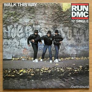 RUN DMC Walk This Way 国内盤 45RPM 12 EP 1986 LONDON L13P 7117