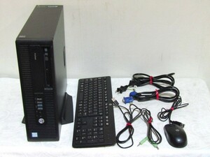 【現状品/初期化済】○hp　HP ProDesk600G2SFF　デスクトップパソコン　Window10 Pro 64bit　Core i3 3.70GHz/3.70GHz　4GB　O.10.04.L　②