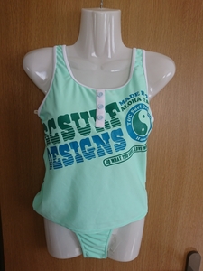 * mint green series * tankini swimsuit 2 point set * size 9M* corporation Yamato ya*