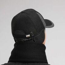 冬用帽子 メンズ 防寒野球帽 耳あて付きキャップハンチング帽子 寒さ対策g_画像6