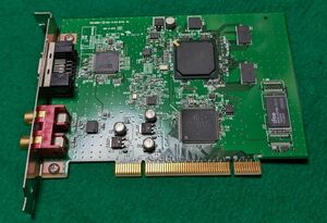 【中古・送料無料】[D端子キャプチャ PCI接続] I-O DATA GV-D4VR [Windows7,8,10 3264bit動作] 