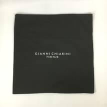 【良品】ジャンニ キアリーニ トートバッグ ハラコ レザー レオパード柄 ベージュ×ブラック 保存袋付 GIANNI CHIARINI_画像10