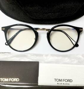 正規新品 イタリア製 TOM FORD TF5714-D-B 005 アジアンモデル ブルーライトカット 純正ケースとクロス付 トムフォード メガネ FT5714 