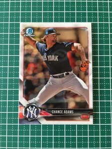 即決のみ！★TOPPS MLB 2018 BOWMAN CHROME BCP208 チャンス・アダムス（CHANCE ADAMS）【ニューヨーク・ヤンキース】プロスペクト 18★