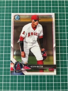 即決のみ！★TOPPS MLB 2018 BOWMAN CHROME BCP237 ケビン・マイタン（KEVIN MAITAN）【ロサンゼルス・エンゼルス】プロスペクト 18★