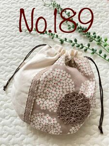 No.189＊しじみ巾着＊ハンドメイド＊