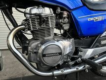 【国内登録済】ホーク CB250N 青 49614 ホンダ 人気の絶版旧車逆輸入車 程度良好.エンジン実働!現状販売/愛知県豊橋市/640M_画像9