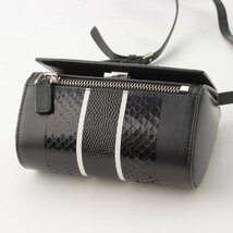 【ジバンシィ】GIVENCHY　パンドラボックス レザー×パイソン ショルダーバッグ ブラック 【中古】【正規品保証】181120_画像4