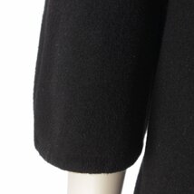 【プラダ】Prada　ウール アンゴラ クロップド コート ジャケット ブラック 【中古】【正規品保証】192628_画像6