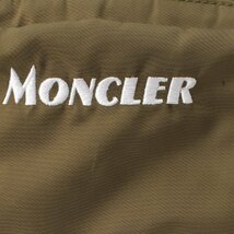 【モンクレール】Moncler　DURANCE ロゴ 刺繍 ナイロン ボディバッグ ウエストポーチ 02SB6 カーキ 【中古】186714_画像8