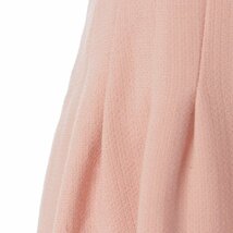 【フォクシー】Foxey　20年 Dress Magnolia ノースリーブ ウール ワンピース ドレス 39713 ピンク 38 【中古】191053_画像6