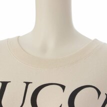 【グッチ】Gucci　インターロッキングG オーバーサイズ スウェットシャツ トレーナー アイボリー XS 【中古】187756_画像5