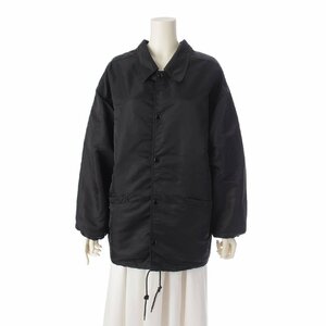 【バレンシアガ】Balenciaga　17SS オーバーサイズ スウイング コーチジャケット 456882 ブラック 34 【中古】190397