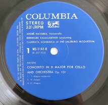 LP/ アンドレ・ナヴァラ / ハイドン、ボッケリーニ：チェロ協奏曲 / 国内盤 シミあり COLUMBIA MS1141K 31028-1140_画像3