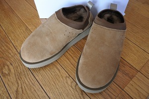 試着のみ SUICOKE スイコック ムートンスニーカー 茶色 25cm