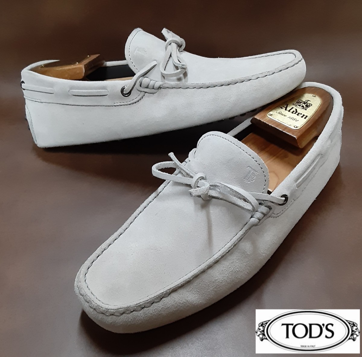 美品】トッズ TOD´S ドライビングシューズ シティ ゴンミーニ 7.5-