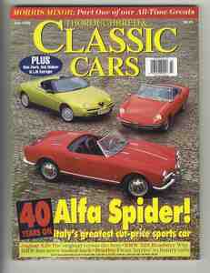 【d0530】96.7 THOROUGHBRED & Classic cars／アルファスパイダーの40周年、ベントレーのスポーツ度、ジャガーXJ-S、...