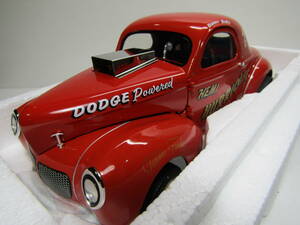 FORD Willys Gasser 1/18 ウィリス クーペ 1940 HotRod アメリカンマッスル V8 ドラッカー ホットロッド ギャッサー ACME HEMI Hurricane 