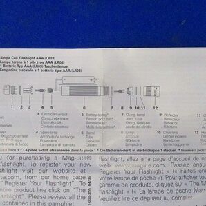MAGLITE SOLITAIRE(レッド)(ケース付)(乾電池無)(単4電池1個必要)(汚れ有) 型番不明の画像7