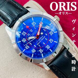 ORIS/オリス★【整備済み】超美品・稼働品/ヴィンテージ/スイス/ 17J/メンズ腕時計/アンティーク/機械式手巻き/アナログ/革ベルト735