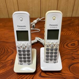 Panasonic KX-FKD602-W 子機2台 ジャンク