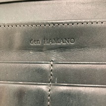 Den HAMANO 　レザー　長財布　グリーン_画像7